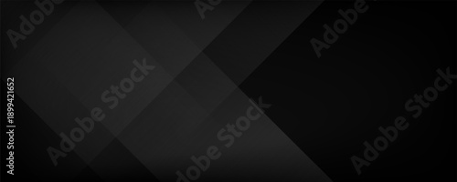 Dark neutral background for wide banner, design template - digital illustration