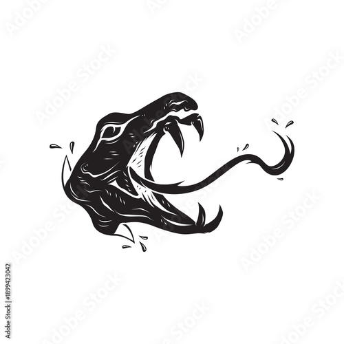 snake head vector