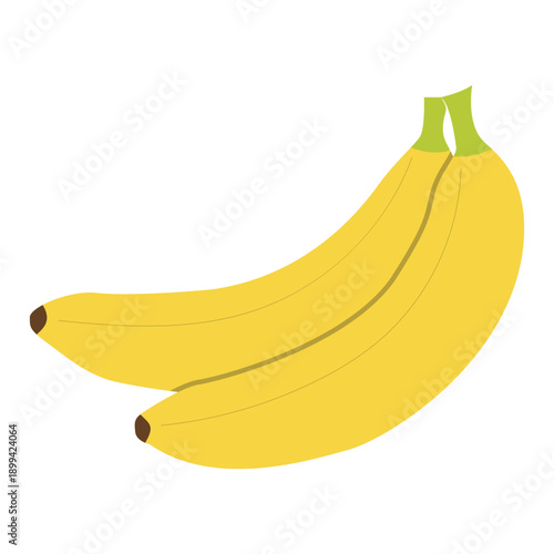 Fresh Yellow Banana Illustration