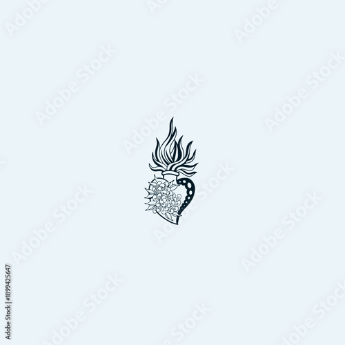 THESE HIGH QUALITY SACRED HEART JESUS VECTOR FOR USING VARIOUS TYPES OF DESIGN WORKS LIKE T-SHIRT, LOGO, TATTOO AND HOME WALL DESIGN