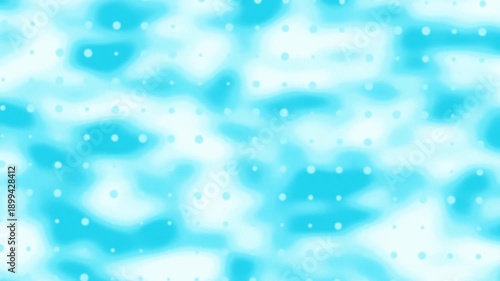 Experiencing Calm Water Themed Scene with Bright Cyan Tones