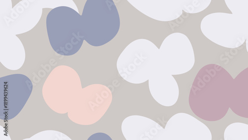 A vibrant blue ocean wave crashes with white foam, rendered in a mosaic-like, stained-glass illustration style against an orange sky filled with geometric stars and circles.