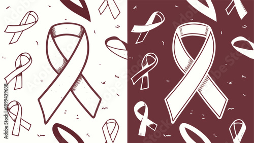 A vibrant blue ocean wave crashes with white foam, rendered in a mosaic-like, stained-glass illustration style against an orange sky filled with geometric stars and circles.