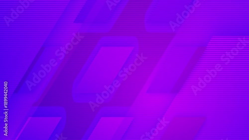 Abstract creative motion geometric shape on purple and blue gradient background. Video animation Ultra HD 4k footage.