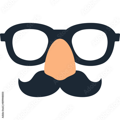 Flat April Fools' Day Illustration