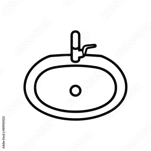 Sink with Faucet