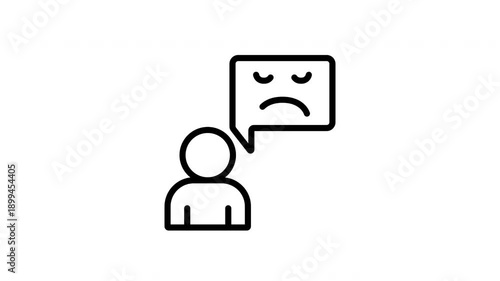 bad review animation icon