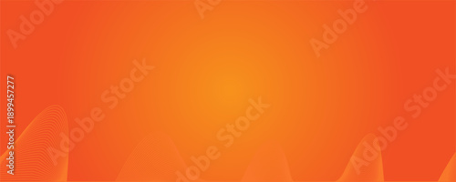 Vector abstract background with dynamic orange waves, lines and particles. vector illustration