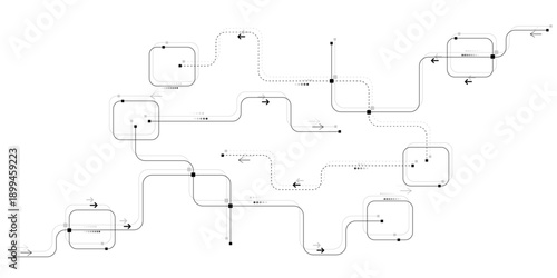 Abstract futuristic technology background. Digital motherboard concept for poster, cover, banner, header, web presentation template.