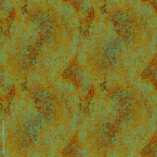 Realistic seamless oxidized bronze metal texture