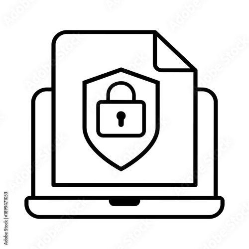 Firewall vector icon. Cybersecurity Illustration sign. Computer antivirus symbol. Data protection logo.