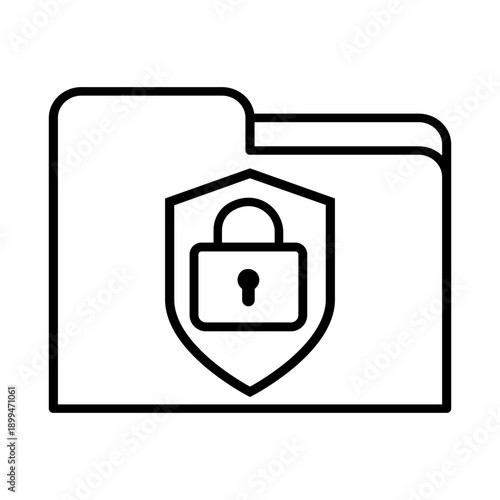 Firewall vector icon. Cybersecurity Illustration sign. Computer antivirus symbol. Data protection logo.