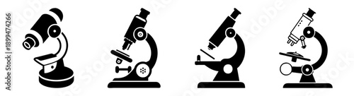 Four chess pieces king queen rook bishop icons black white flat design vector minimalist strategy game symbols