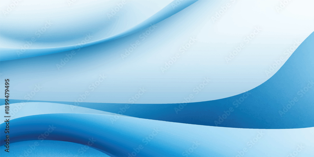 Obraz premium A futuristic blue abstract background featuring a flowing digital wave design with light motion curves and a soft vector texture for a professional business wallpaper backdrop