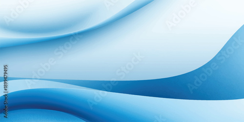 A futuristic blue abstract background featuring a flowing digital wave design with light motion curves and a soft vector texture for a professional business wallpaper backdrop