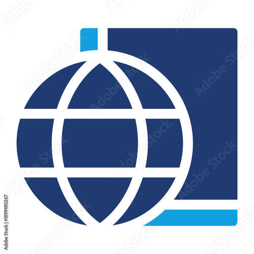 Atlas Blue Color Icon