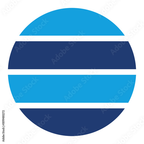 Latitude Blue Color Icon