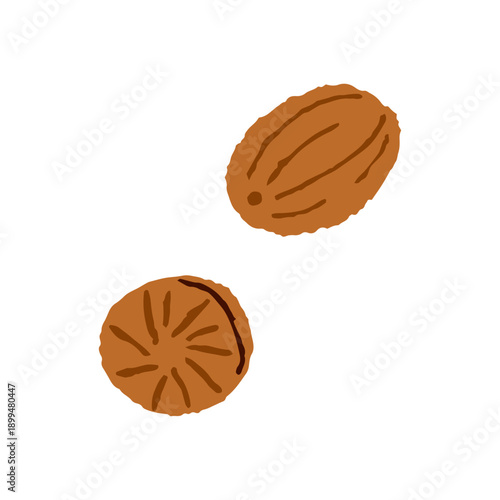 Walnuts, whole nuts. Natural organic healthy food, snack. Fat ingredient, nut...