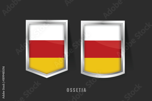 Vector Illustration of OSSETIA Label Logo. OSSETIA Badge Sign OSSETIA With Flag, Ossets Product Label Banners Template. Free Download Vector Illustration of OSSETIA Label Logo. OSSETIA Badge Sign OSSETIA With Flag, Ossets Product Label Banners Template. - GFXLoad