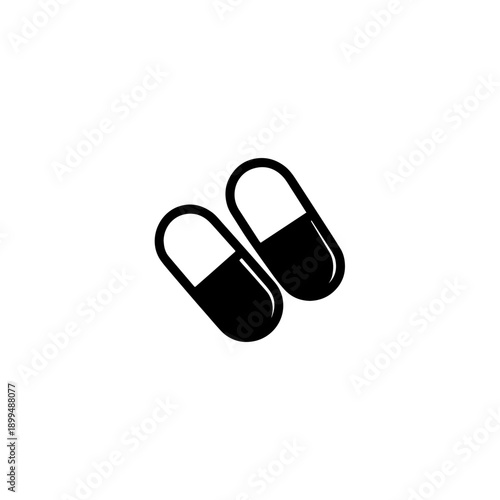capsuls icon design. illustration isolated on white background