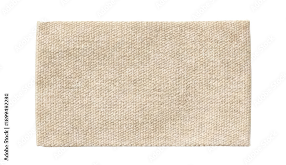 Fototapeta premium Natural beige woven canvas fabric texture