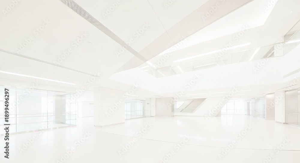Fototapeta premium Abstract Architectural Minimalism Composition Emphasizing Purity and Airy Brilliance in Design