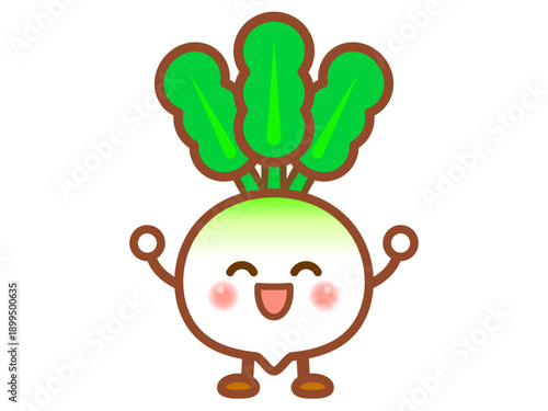 可愛いカブのイラスト素材2