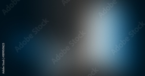 Abstract dark blue gray smooth gradient background with soft blur and subtle grain texture