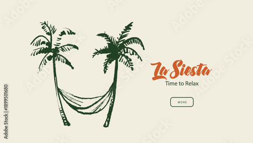 Italy Mediterranean coastal vacation banner. Hand drawn sketch beach poster. Dolce vita summer vibe. Vintage summer crayon vector illustration