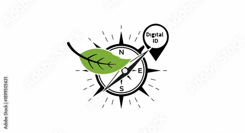 Navigating towards a sustainable digital identity with nature's guidance.