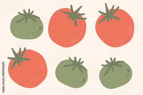 Art & Illustration Fresh Vegetable Mix Banner, Vector Illustration