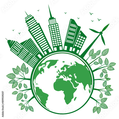 Global urbanization with a focus on sustainable and green city development