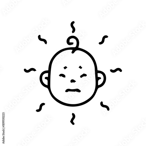 Unwell Infant Expression