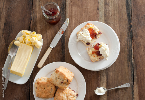 Cream Jam and Scones