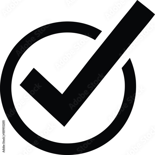 Check mark in Circle Icon