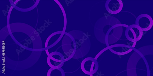 Minimal geometric background. Purple elements with fluid gradient. Dynamic shapes composition. Eps10 vector illustration project art
