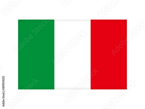 シンプルなイタリアの国旗のイラスト素材3