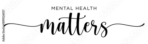 Mental Health Matters SVG - Inspirational Mental Health Awareness Typography Design