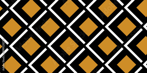 Seamless abstract geometric pattern. Vector Illustration.