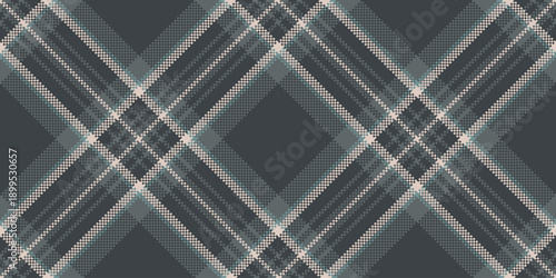 Diverse plaid seamless check, mesh background texture vector. Greeting card tartan textile fabric pattern in dark and pastel colors.