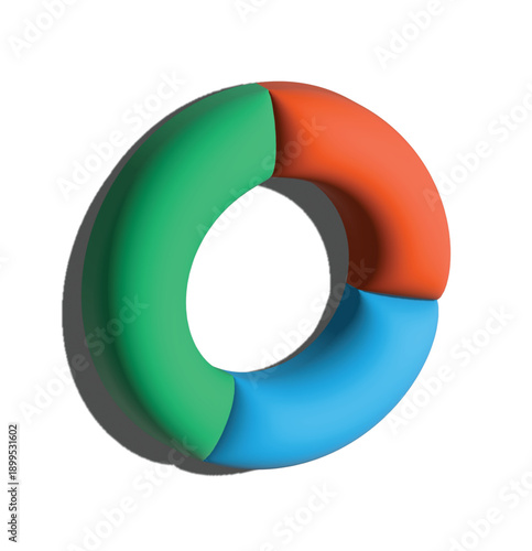 Donut Chart Vector – Data Visualization EPS