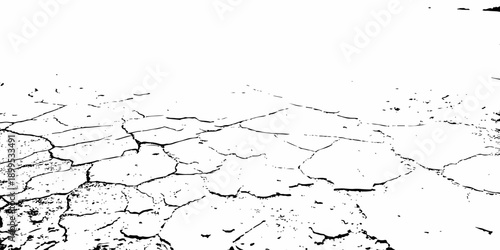 Black and white dirty grunge texture of cracked paint on asphalt and abstract effect old concrete faded wall dry surface patterns background.

