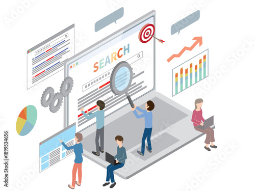 SEO対策をする人たち