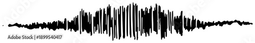 Abstract horizontal audio sound wave illustration with grunge scratch texture