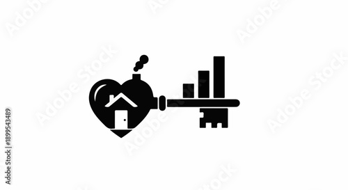 Heart-shaped key unlocks growth and homeownership success