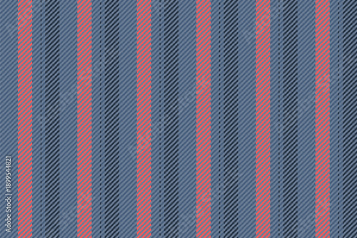 Ourity stripe vertical fabric, costume seamless textile texture. Felvet vector pattern background lines in pastel and blue colors.