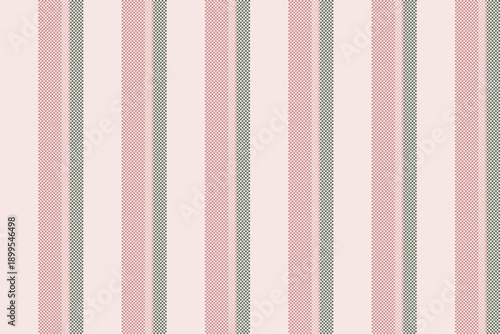 Vough textile texture stripe, textured fabric background vector. Vut out lines pattern seamless vertical in white and red colors.