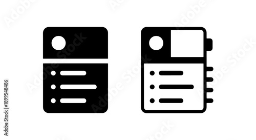 Document and To-Do List Icons for Information Management, Task Tracking, and Data Organization