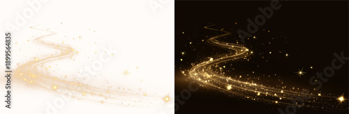 фотографія Wave, luxury, brilliant, shine, light, twirl, background with golden twirl of en
