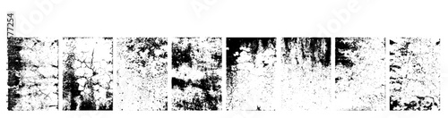 Grunge overlay texture. Old dirty concrete background with cracks and scratches. Distressed grainy surface. Vintage urban backdrop. Scraped and stained design element. Vector illustration